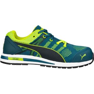 Puma - Elevate Knit - Werkschoen - Blauw/Groen - SAFETY KNIT® - ESD-gecertificeerd