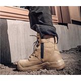 Puma - Conquest S3 Werkschoen - Hoog - Steen - Nubuck-leer