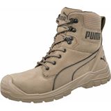 Puma - Conquest S3 Werkschoen - Hoog - Steen - Nubuck-leer