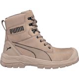 Puma - Conquest S3 Werkschoen - Hoog - Steen - Nubuck-leer