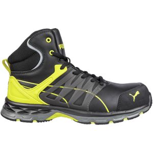 Puma Safety Velocity 2.0 Yellow Hoog S3 633880 - Zwart/Geel - 39