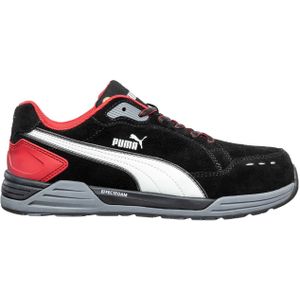 Puma Airtwist Black/Red Laag S3 644630 - Zwart/Rood - 42