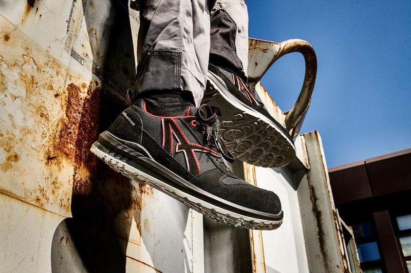 Albatros - Clifton Mid S3 - Werkschoenen - Zwart - Suède Leder