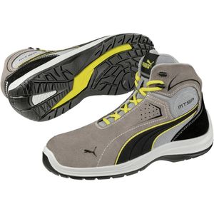 Puma - Touring S3 Werkschoen - Steen - Hydrofoob Veloursleer - Ademend Voeringmateriaal