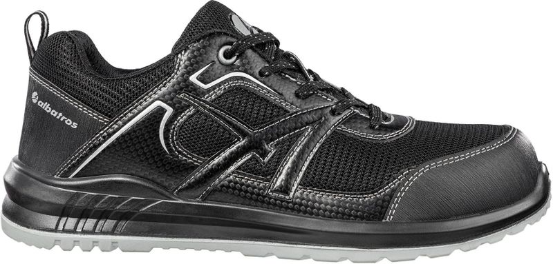 Albatros - Rider S1P - Veiligheidsschoenen - Laag - Zwart - Slijtvast Bovenwerk