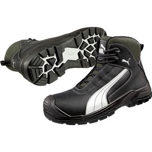 Puma - Conquest S3 Veiligheidsschoen - Halfhoog - Zwart - Geolied Volnerfleder
