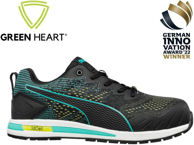 Puma - Vivid GH S1P Veiligheidsschoenen Laag - Groen - Gedeeltelijk Gerecycled Polyester