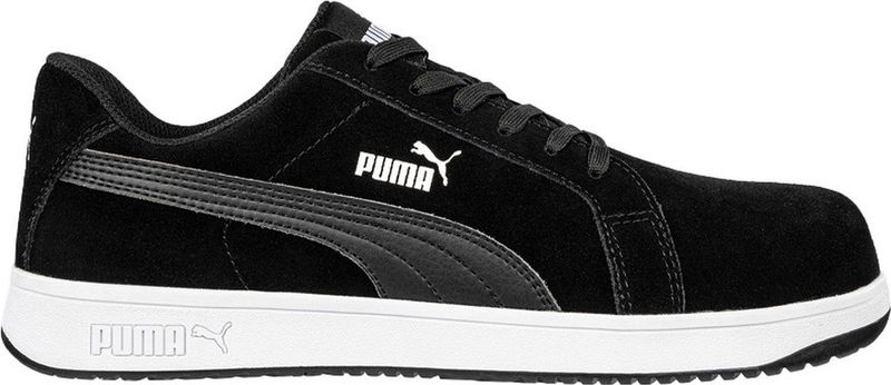 Iconic - Black Low - Veiligheidsschoenen - Zwart - Suède