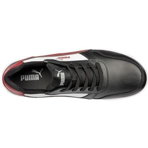 Halbschuh Puma Frontcourt S3 Blk/Wht/Red T.42 640200201000042
