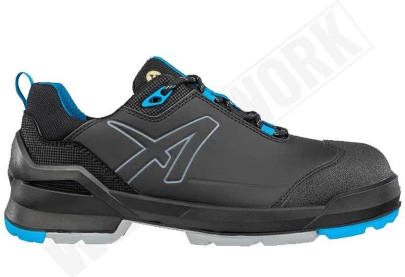 Albatros - Taraval Low S3L ESD FO SR Werkschoen - Zwart/Blauw - Microvezel