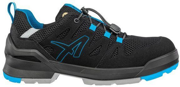 648040 fastpack black/blue low S1PL esd fo sr schwarz-blau,47 - Albatros