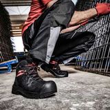 Puma - Iron HD BLK Mid S3S FO LG SR - Werkschoen - Zwart - Leer