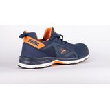 Puma - Chase Low S1PS ESD FO HRO SR Werkschoen - Blauw/Oranje - Impulse Foam®