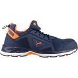 Puma - Chase Low S1PS ESD FO HRO SR Werkschoen - Blauw/Oranje - Impulse Foam®
