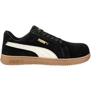 Puma - Iconic - Werkschoenen - Black Gum - Suède - S1PL Normering