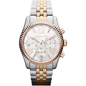 MICHAEL KORS Chronograph LEXINGTON MK5735, Quarzuhr, Armbanduhr, Damenuhr, Stoppfunktion, Edelstahlarmband