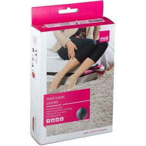 Mediven Travel Women Ad Kort Zwart M3 2 St Strümpfe
