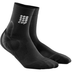CEP Womens Ortho Achilles Support Short Socks Hardloopsokken (zwart)