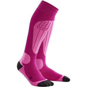 CEP Ski Thermo Compressiesokken Dames Roze