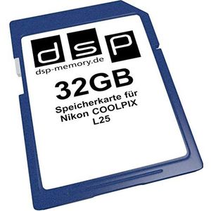 DSP Memory 32GB geheugenkaart voor Nikon COOLPIX L25