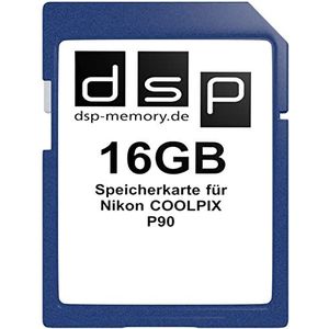 DSP Memory 16 GB geheugenkaart voor Nikon COOLPIX P90