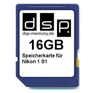 DSP Memory 16 GB geheugenkaart voor Nikon 1 S1