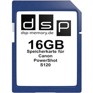 DSP Memory 16 GB geheugenkaart voor Canon PowerShot S120