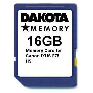 DSP Memory 16 GB geheugenkaart voor Canon IXUS 275 HS