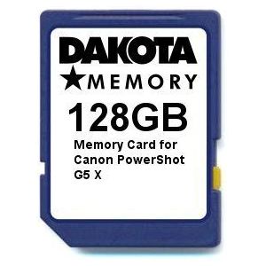 128 GB Geheugenkaart voor Canon PowerShot G5 X