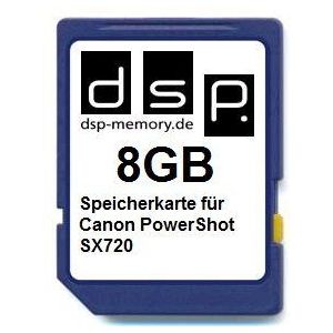 DSP Memory 8 GB geheugenkaart voor Canon PowerShot SX720