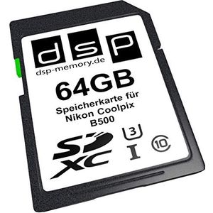 DSP Memory 64GB Ultra High Speed geheugenkaart voor Nikon Coolpix B500 digitale camera