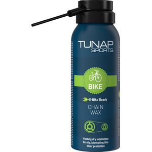 TUNAP Chain Wax 125ml (spray)- Ketting wax - schoonmaak - fietsonderhoud - wielrennen - mountainbike - gravel - droog of nat