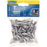 Rapid - Blindklinknagels - Aluminium - Ø 4,8mm - 100 St.