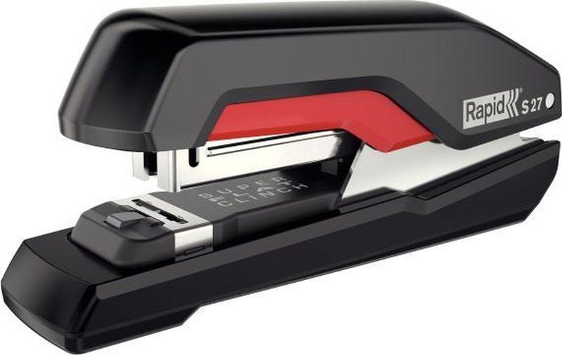 Rapid Heftgerät Supreme S27 Metall 30 Blatt schwarz/rot