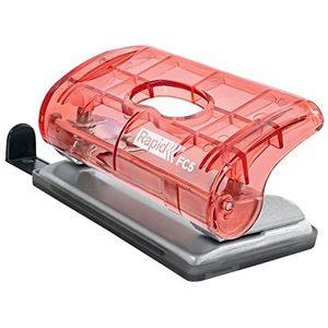 Rapid 5001333 Mini-perforator, 2 gaten, capaciteit 10 vellen, thuis/kantoor/school, Colour'Breeze-serie, koraal, 5001333