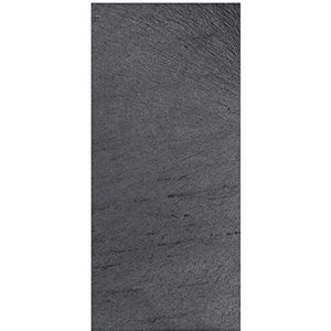 posterdepot ktt0742 deurbehang deurposter zwarte leistenen tafel optiek - stenen tafel grootte 93 x 205 cm