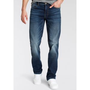 AJC Straight-Jeans, gerade geschnitten, Used-Look-Waschung, niedrige Leibhöhe
