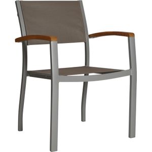 MERXX Tuinstoel Monaco Acacia armleuningen, stapelbaar (set)