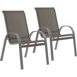 MERXX Garten-Essgruppe "Amalfi", (5 tlg.), 4 Sessel, Tisch ausziehbar 90x120-180 cm, Alu/Textil