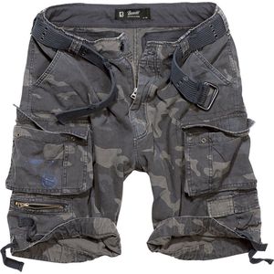 Brandit Vintage Gladiator Korte Broek Heren - Zwart Camo