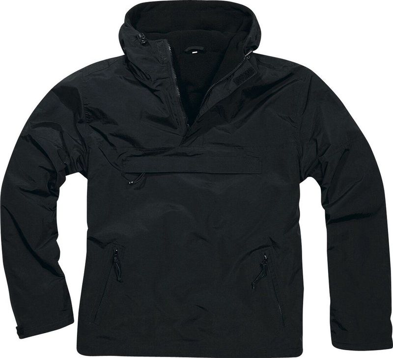 Brandit - Jas - Groen - Polyester - Met Capuchon