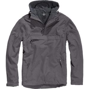 Brandit Anorak "Brandit Herren Fleece Pull Over Windbreaker", (1 St.), mit Kapuze
