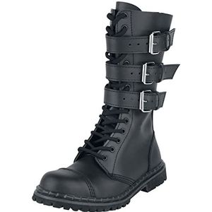 Brandit Phantom Buckle Boots Tactische militaire laarzen voor heren, zwart, 47 EU