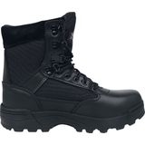 Veterboots - Tactical - Zwart - Imitatieleer, Textiel
