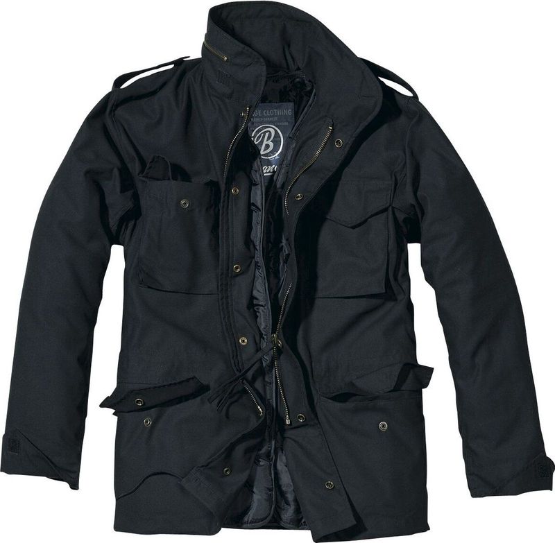 Brandit Vintage Saigon Korte Broek Heren - Zwart Camo