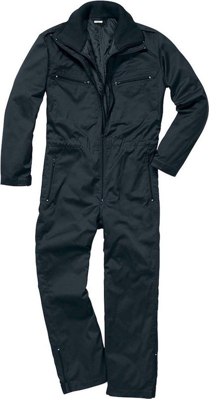 Werkoverall - Zwart - Polyester - Verstelbare Mouwen en Beenmanchetten