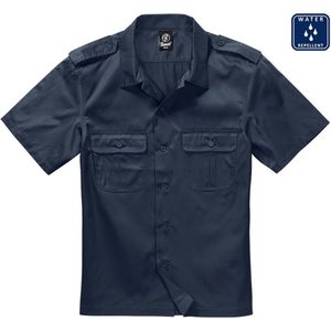 Brandit - US Hemd Kurzarm - Shirt - Marineblauw - Katoen