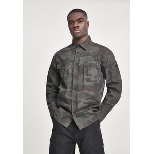 Overhemd - Camouflage - Slim Fit - Lange Mouw - Kentkraag