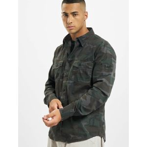 Brandit - Slim Worker Overhemd - 3XL - Groen