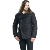 Winterjas - Klassieke Mantel - Effen - Warm Gevoerd - Knoopsluiting